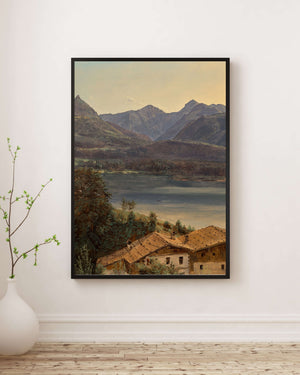 Ferdinand Georg Waldmüller - Wolfgangsee Fine Art Baskı