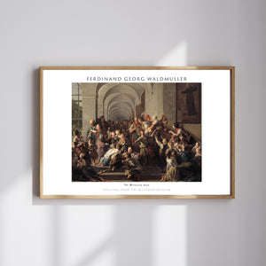 Ferdinand Georg Waldmüller-Manastır Çorbası poster