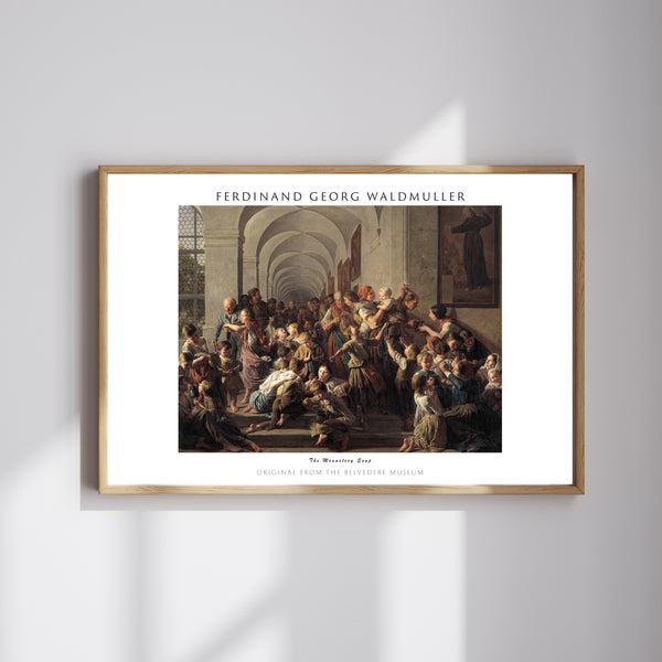 Ferdinand Georg Waldmüller-Manastır Çorbası poster