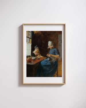 Ferdinand Kruis - Hollandalı Kadınlar fine art baskı