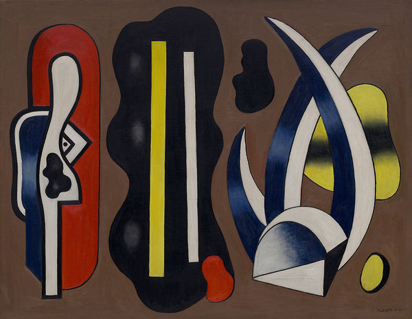 Fernand Léger - Aloelerle Kompozisyon, No. 4
