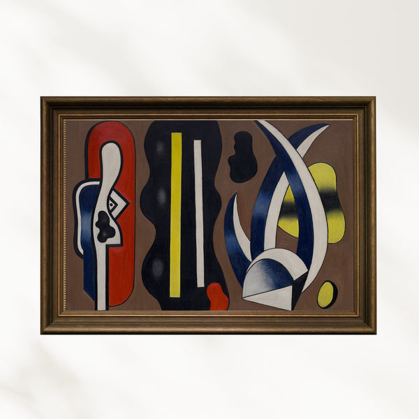 Fernand Léger - Aloelerle Kompozisyon, No. 4