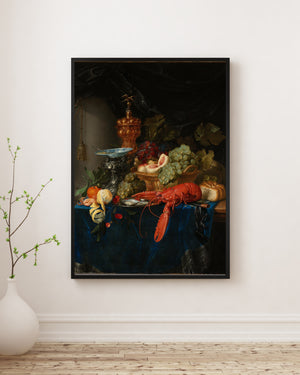 Floris Claesz. van Dijck - Altın Kadehli Natürmort Poster