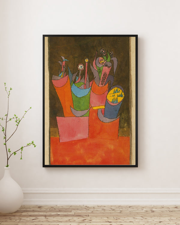 Paul Klee - Saksılardaki Çiçekler