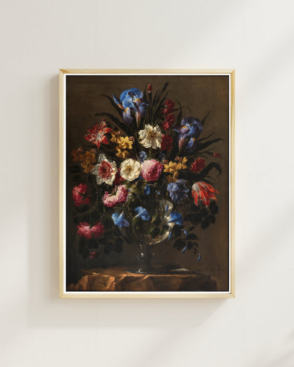 Jan Davidsz. de Heem - Cam Vazoda Çiçekler II