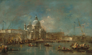 Francesco Guardi - Santa Maria della Salute Tablo