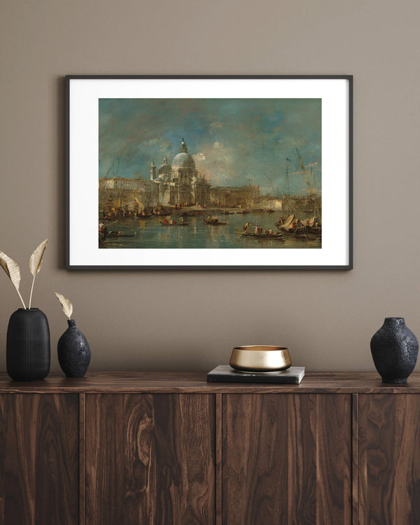Francesco Guardi - Santa Maria della Salute Çerçeve