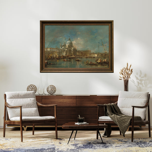 Francesco Guardi - Santa Maria della Salute Fine Art Baskı