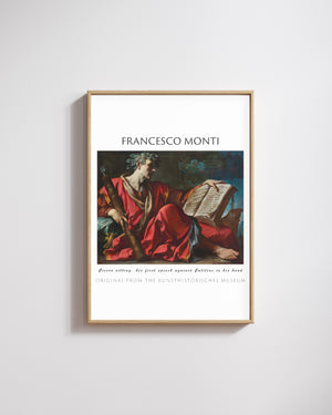 Francesco Monti - Cicero Oturmuş Elinde İlk Catilina’ya Karşı Konuşması poster