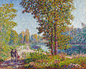 Francis Picabia - Moret'te Loing Nehri Kıyıları - Güneş Etkisi fine art baskı