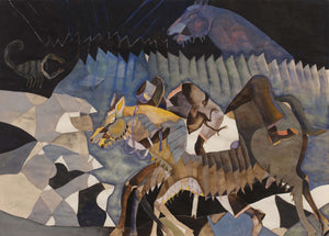 Gecedeki At fine art baskı