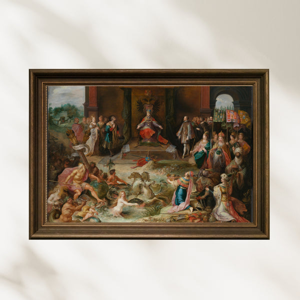 Frans Francken the Younger - İmparator Charles V’in Tahttan Çekilmesinin Alegorisi