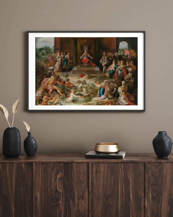 Frans Francken the Younger - İmparator Charles V’in Tahttan Çekilmesinin Alegorisi