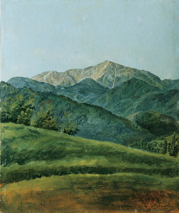 Franz Xaver Gruber - Schneeberg Fine Art Baskı
