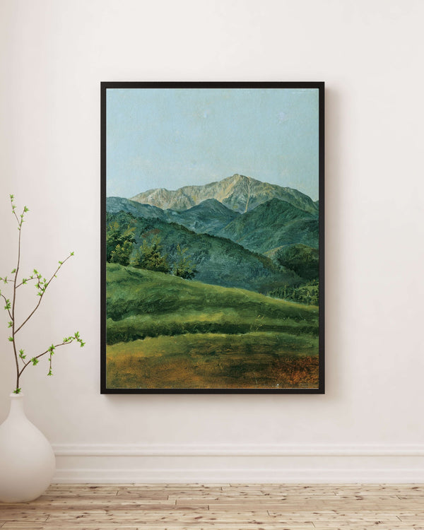 Franz Xaver Gruber - Schneeberg Fine Art Baskı