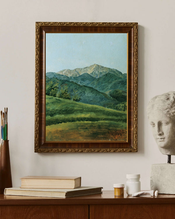 Franz Xaver Gruber - Schneeberg Fine Art Baskı