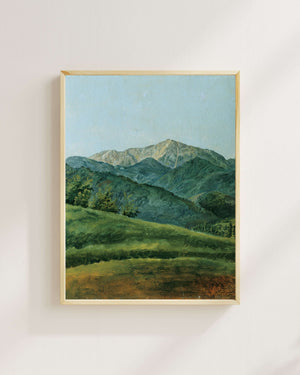 Franz Xaver Gruber - Schneeberg Fine Art Baskı