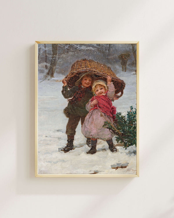 Fred Morgan - Karda Eğlence Fine Art Baskı