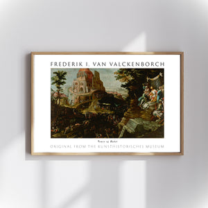 Frederik I. van Valckenborch - Babil Kulesi poster