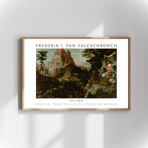 Frederik I. van Valckenborch - Babil Kulesi poster