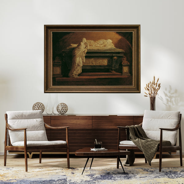 Friedrich Heinrich Füger -Augustin Kilisesi’nde Franz Anton Zauner’in İmparator II. Leopold’ün Mezar Anıtı