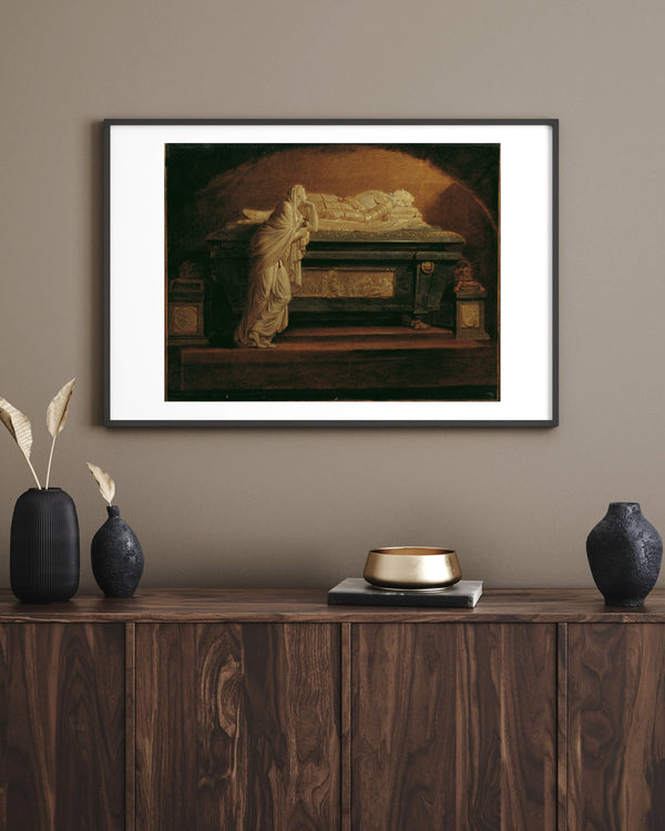 Friedrich Heinrich Füger -Augustin Kilisesi’nde Franz Anton Zauner’in İmparator II. Leopold’ün Mezar Anıtı