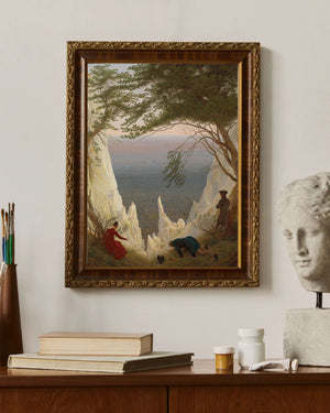 Caspar David Friedrich - Rügen’deki Tebeşir Kayalıkları Fine Art Baskı