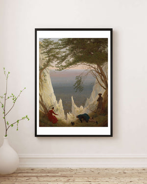 Caspar David Friedrich - Rügen’deki Tebeşir Kayalıkları Fine Art Baskı