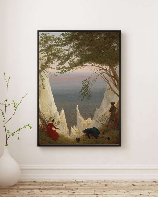 Caspar David Friedrich - Rügen’deki Tebeşir Kayalıkları Fine Art Baskı