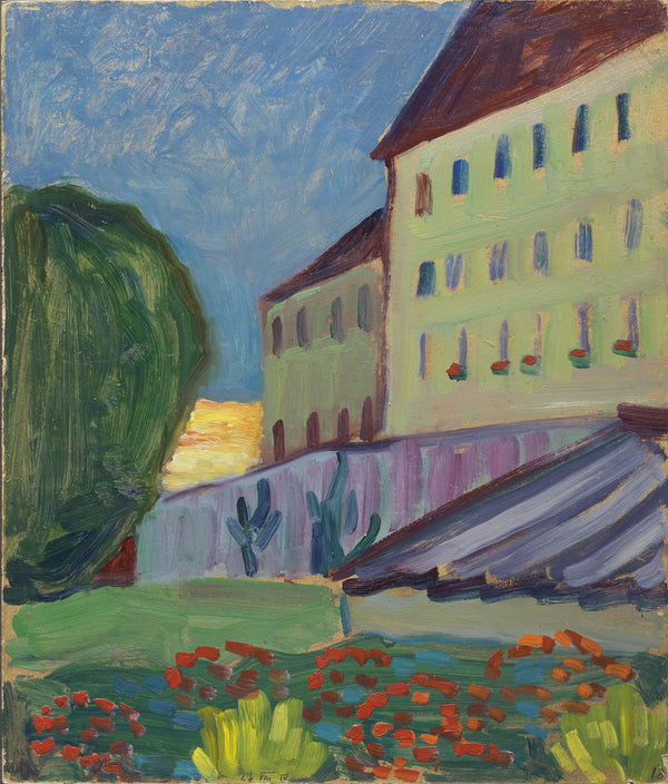 Gabriele Münter - Murnau’daki Okul Binası