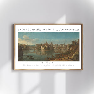 Gaspar Adriaensz van Wittel Vanvitelli - Roma’da Tiber Adası poster