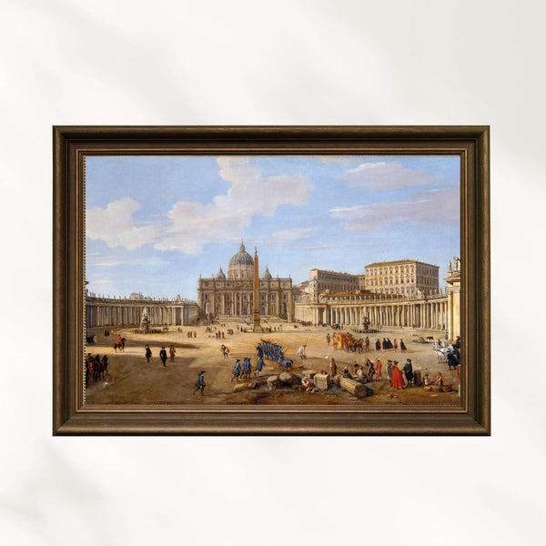 Gaspar Adriaensz van Wittel Vanvitelli - Roma’da Aziz Petrus Meydanı