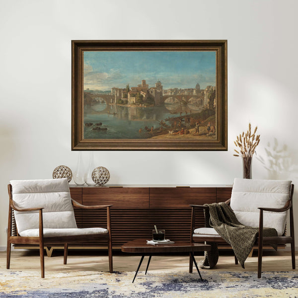 Gaspar Adriaensz van Wittel Vanvitelli - Roma’da Tiber Adası