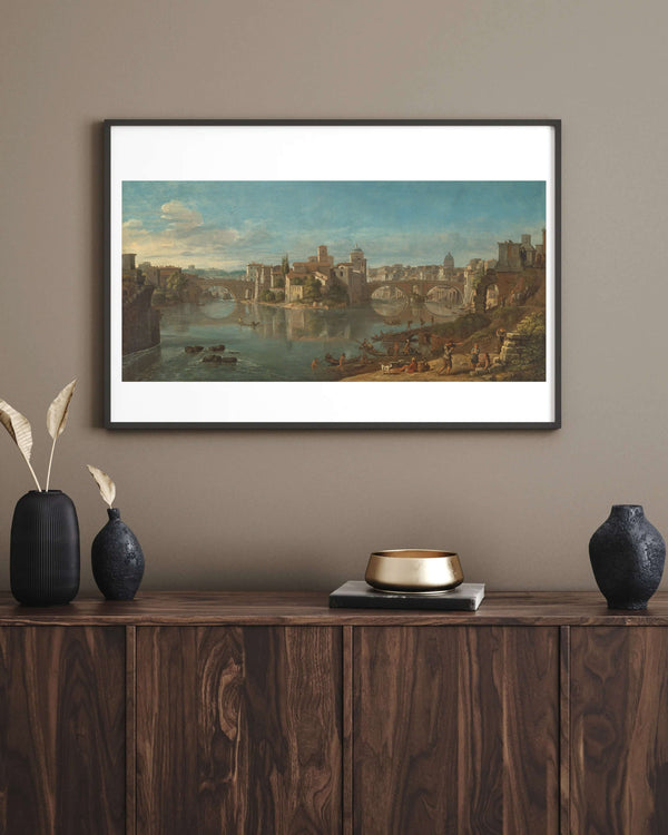 Gaspar Adriaensz van Wittel Vanvitelli - Roma’da Tiber Adası