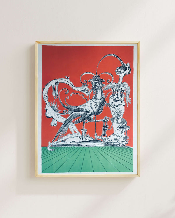 Salvador Dalí - Yamyam Gurmeler - Pantagrue fine art baskı
