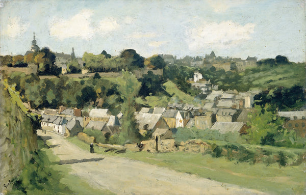 Geo Poggenbeek - Dinant Manzarası tablo