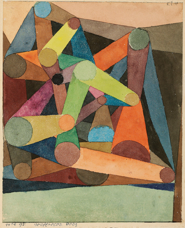 Paul Klee - Açılmış Dağ
