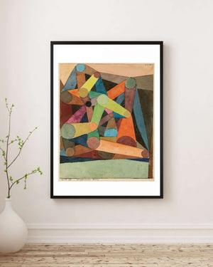 Paul Klee - Açılmış Dağ fine art baskı
