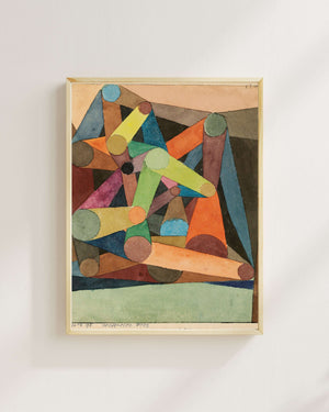 Paul Klee - Açılmış Dağ fine art baskı