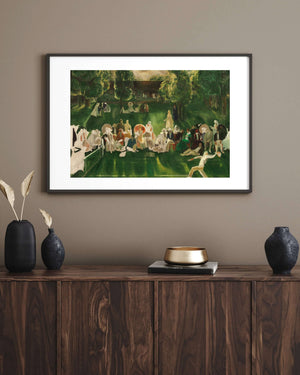 George Bellows - Tenis Turnuvası Çerçeve
