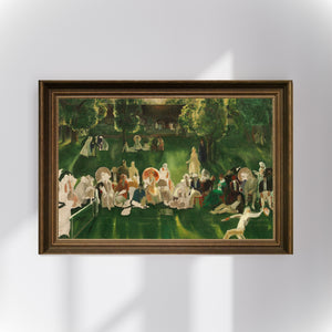George Bellows - Tenis Turnuvası Poster