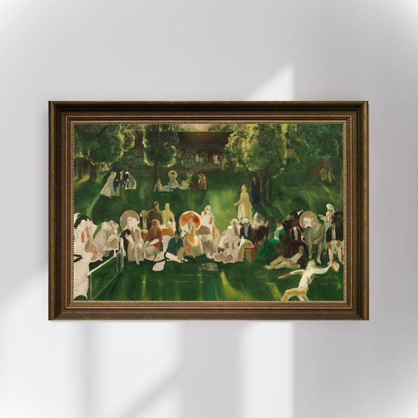 George Bellows - Tenis Turnuvası Poster