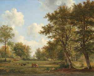 George Jacobus Johannes van Os - Hilversum Yakınlarında Manzara Tablo
