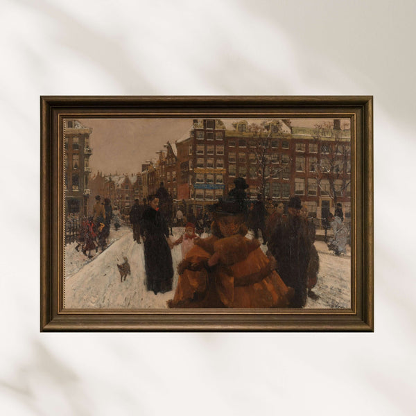 George Hendrik Breitner - Amsterdam’da Paleisstraat Üzerindeki Singel Köprüsü
