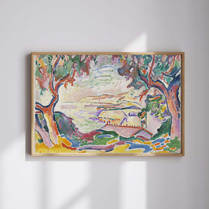 Georges Braque - Deniz Manzarası L’Estaque Fine Art Baskı
