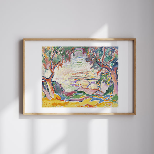 Georges Braque - Deniz Manzarası, L’Estaque