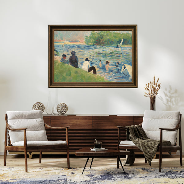 Georges Seurat - Banyo Yapanlar Fine Art Baskı