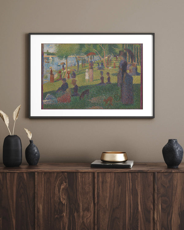 Georges Seurat – La Grande Jatte Adasında Bir Pazar Günü İçin Etüt