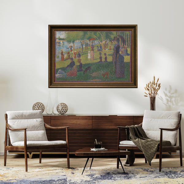 Georges Seurat – La Grande Jatte Adasında Bir Pazar Günü İçin Etüt