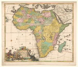 Gilliam van der Gouwen - Afrika’nın En Yeni ve En Kapsamlı Tasviri Fine Art Baskı